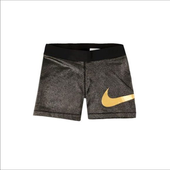 Nike pro short black and gold - Picture 2 of 2